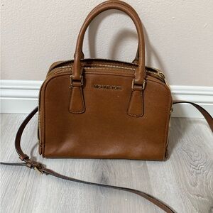 Michael Kors Tan Leather Satchel
